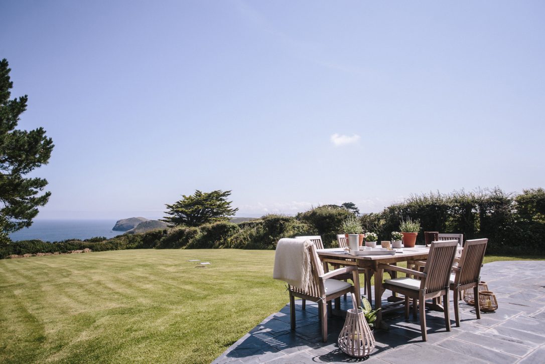 Sea view from Troy, a self-catering holiday home in Polzeath, North Cornwall