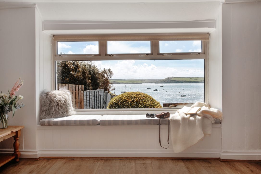 Estuary view from Wheel Cottage, a self-catering holiday home in Rock, North Cornwall