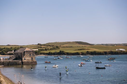 Sea view from Orchard House, a self-catering holiday home in Rock, North Cornwall