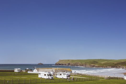 Sea view from Drum Fish, a self-catering holiday home in Polzeath, North Cornwall