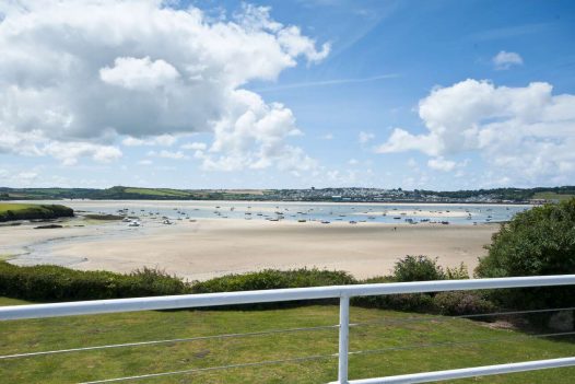 Sea view from Mullets, a self-catering holiday home in Porthilly, Rock, North Cornwall