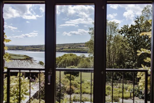 Estuary view from The Farmhouse, a self-catering holiday home in Rock, North