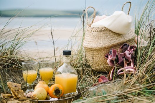 Wedding photoshoot overlooking the camel estuary in Rock, North Cornwall