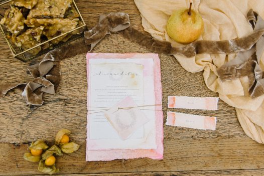 Autumn wedding stationary inspiration