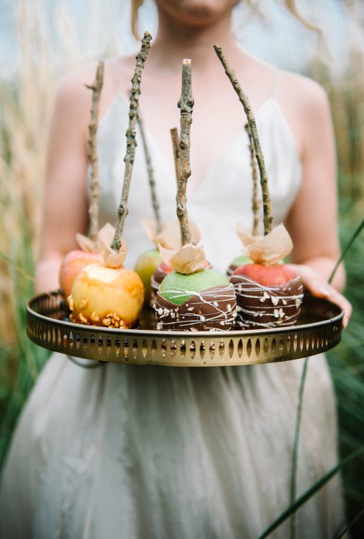 Wedding toffee apples