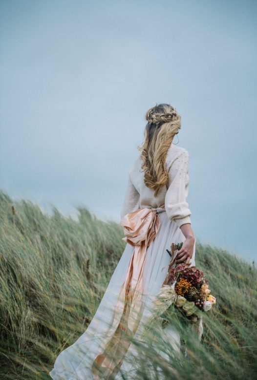 Wedding in the dunes at Rock, North Cornwall