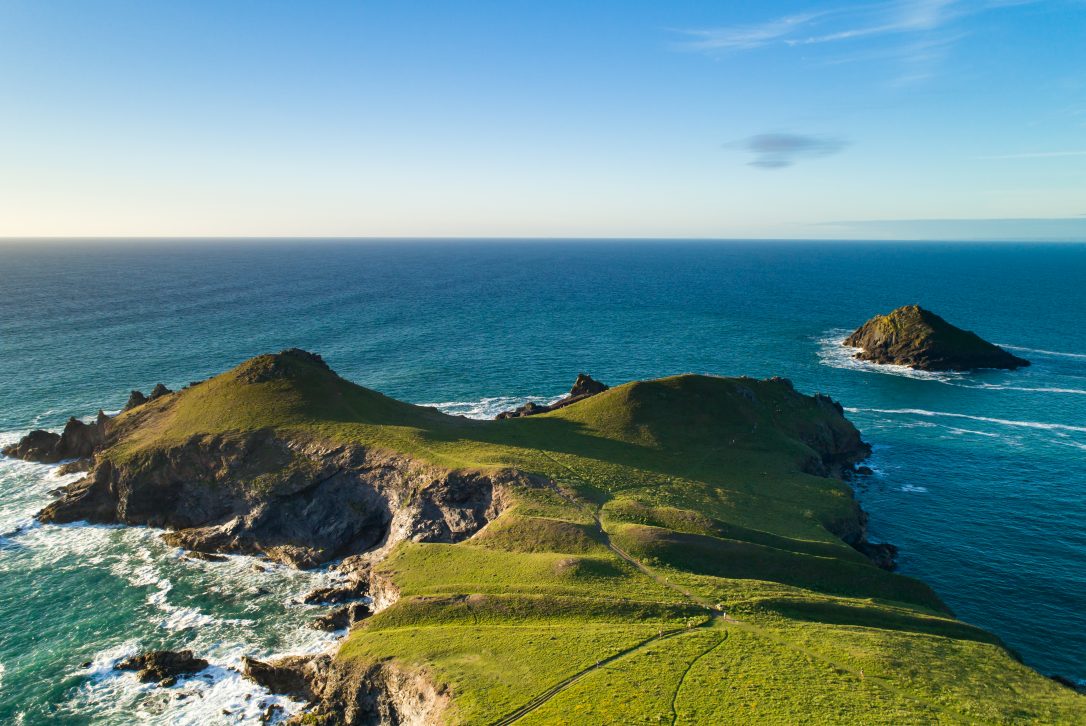 Pick up the South West Coast Path from Baby Bay and discover The Rumps