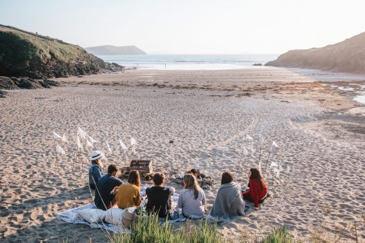 Baby Bay is officially known as Pentireglaze Haven but nicknamed Baby Bay by locals