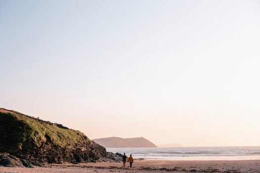 Baby Bay can be accessed from Polzeath beach at low tide