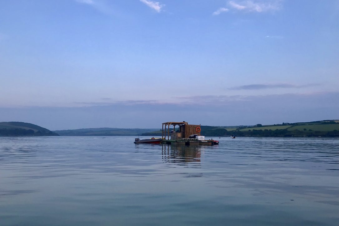 The Island. Floating in the Camel Esuary. Camel Ski School, Rock, North Cornwall