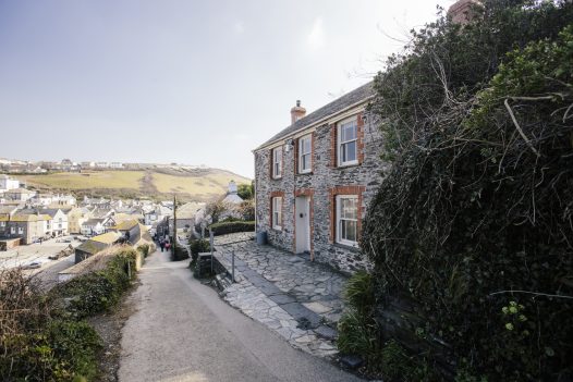 Walking around the streets of Port Isaac home to Doc Martin and the Fisherman's Friends, North Cornwall.