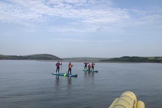 Paddleboarding with Camel Ski School in Rock, North Cornwall