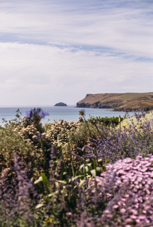 View of Pentire Point and The Mouls from Carn Mar, a self-catering holiday house in New Polzeath, North Cornwall