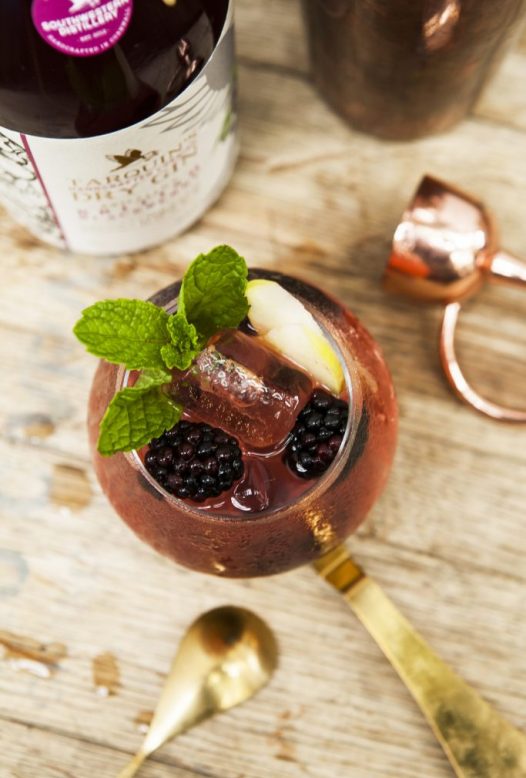 Tarquin's Cornish Blackberry Mule cocktail