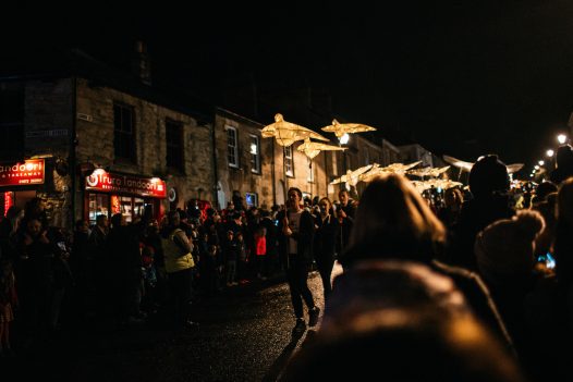 Truro comes alive with lights and colour during the lantern parade