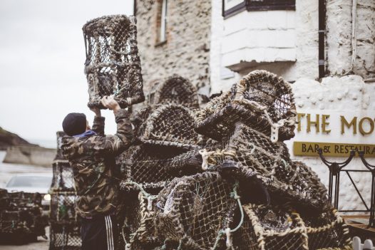 Lobster pots in Port Isaac