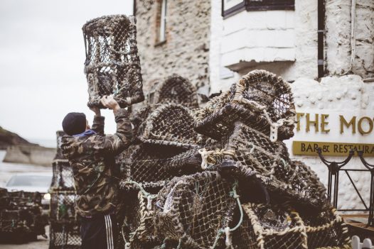 Lobster pots in Port Isaac