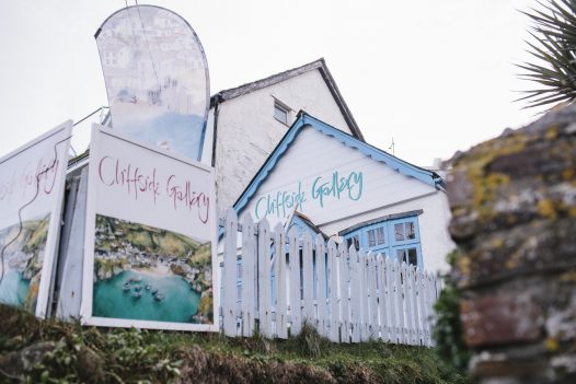 Cliffside gallery in Port Isaac is home to resident artist Katie Childs