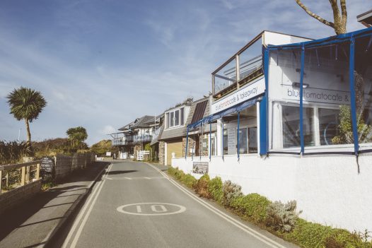 The Blue Tomato Café, Rock, North Cornwall