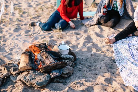 Enjoy a beach barbecue with your four legged friend in Porthilly