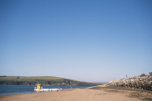 The ferry arriving in Rock from Padstow