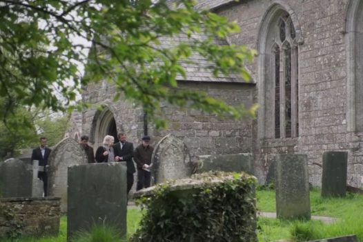 Saint James church in St Kew was one of the filming locations for the Fisherman's Friends film