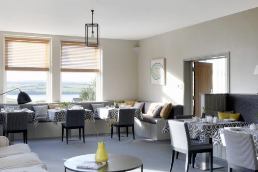 The St Enodoc Hotel restaurant in Rock, North Cornwall