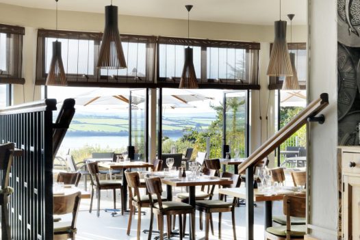 The St Enodoc Hotel restaurant in Rock, North Cornwall