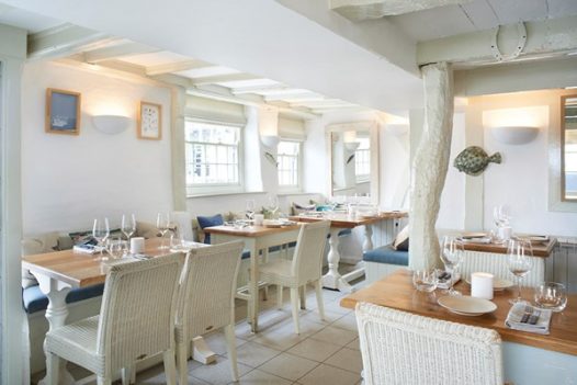 Nathan Outlaw's Fish Kitchen is located in Port Isaac, North Cornwall