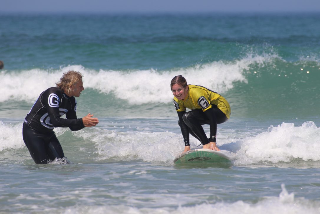 George's Surf School, Polzeath, North Cornwall