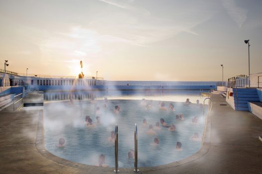 Artist impression of the geothermal element of the Jubilee Pool in Penzance