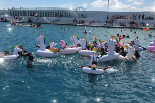 The Unicorn Derby Day at the Jubilee Pool in Penzance
