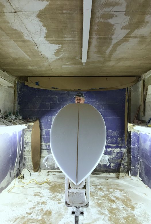 Handmade Bunty surfboard by Local Hero Surfboards, Wadebridge, North Cornwall