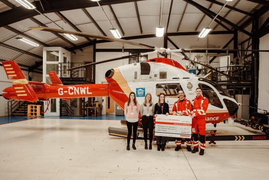 Latitude50 donate to the Cornwall Air Ambulance New Heli Appeal