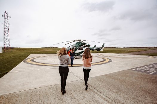 The Latitude50 team donate to the Cornwall Air Ambulance New Heli Appeal
