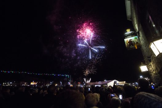 Fireworks at Padstow Christmas Festival