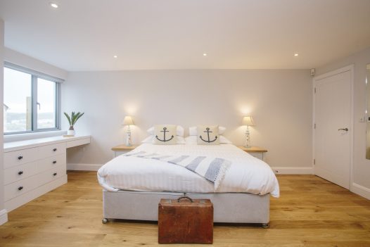 Bedroom at Parker's Place, a self-catering property in Polzeath, North Cornwall