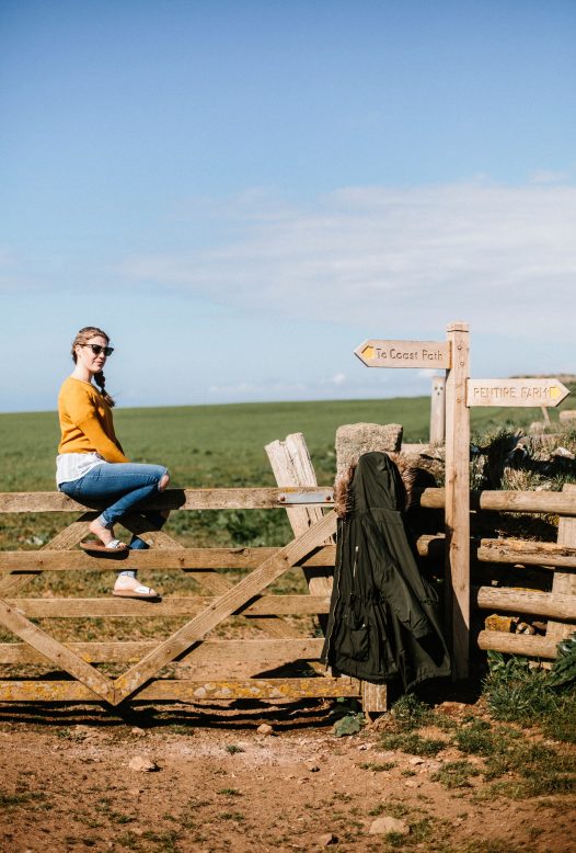 Walking around Polzeath, North Cornwall