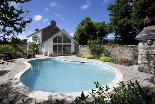 Penquite House, a luxury self-catering holiday home near Port Isaac with heated swimming pool