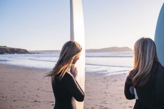 Chyanna, Gwel Trelsa and Polsted, three brand new luxury self-catering beach houses next to Ann's Cottage and right beside the beach in Polzeath