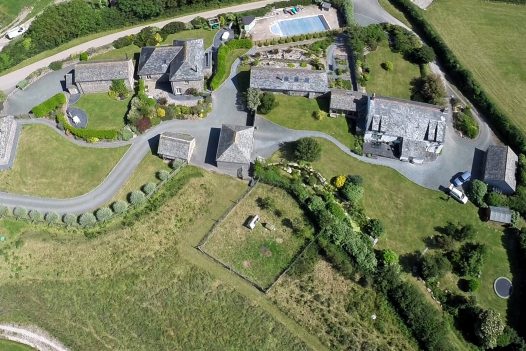 Overview map of the Mesmear Estate in Polzeath