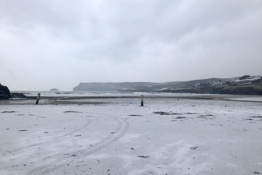 Snow in Cornwall