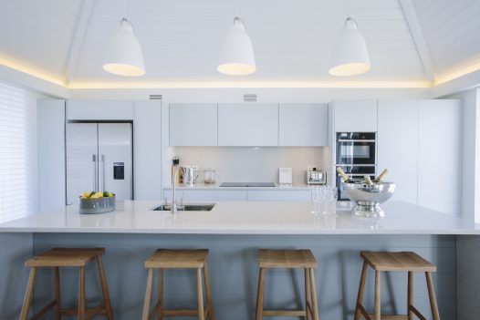 Kitchen at Carn Mar in Polzeath, recently awarded Silver at the South West Tourism Awards 2019