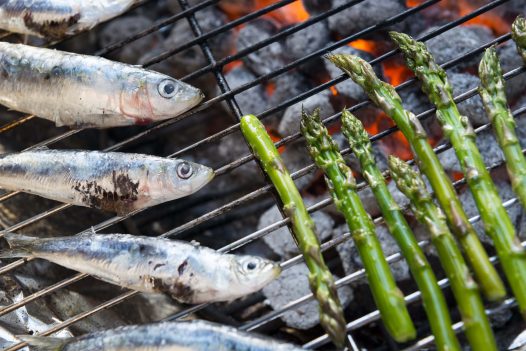 St Enodoc asparagus, Daymer Bay, North Cornwall