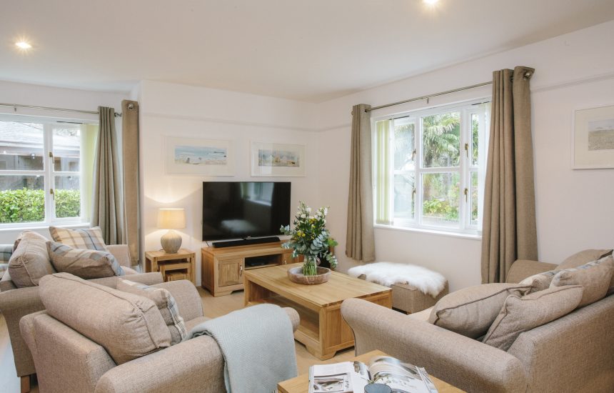 Living room at 1 Menague, a self-catering holiday cottage in Rock, North Cornwall