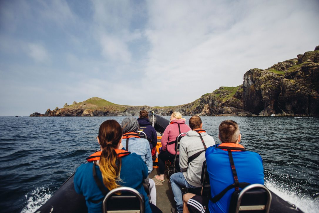 Boat tours with Wavehunters in North Cornwall