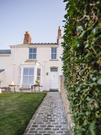 Front view of No 2 Pentire View, a self-catering holiday home in Polzeath, North Cornwall