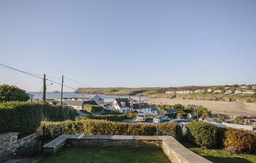 View from No 2 Pentire View, a self-catering holiday home in Polzeath, North Cornwall