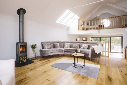 Living room at Appleby, a self-catering holiday home near Daymer Bay, North Cornwall