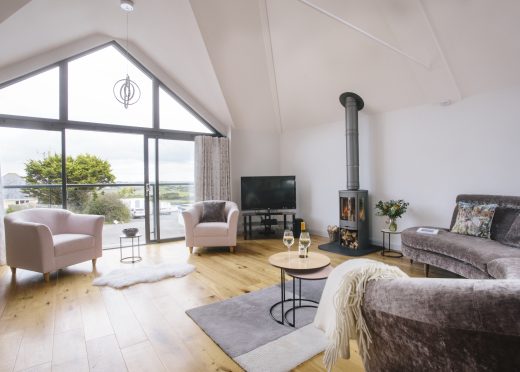 Lounge at Appleby, a self-catering holiday home near Daymer Bay, North Cornwall